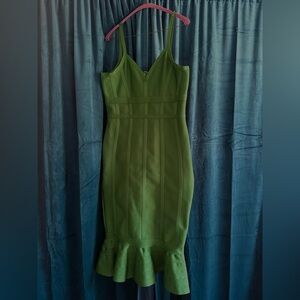 Showstopper Green Bodycon Dress